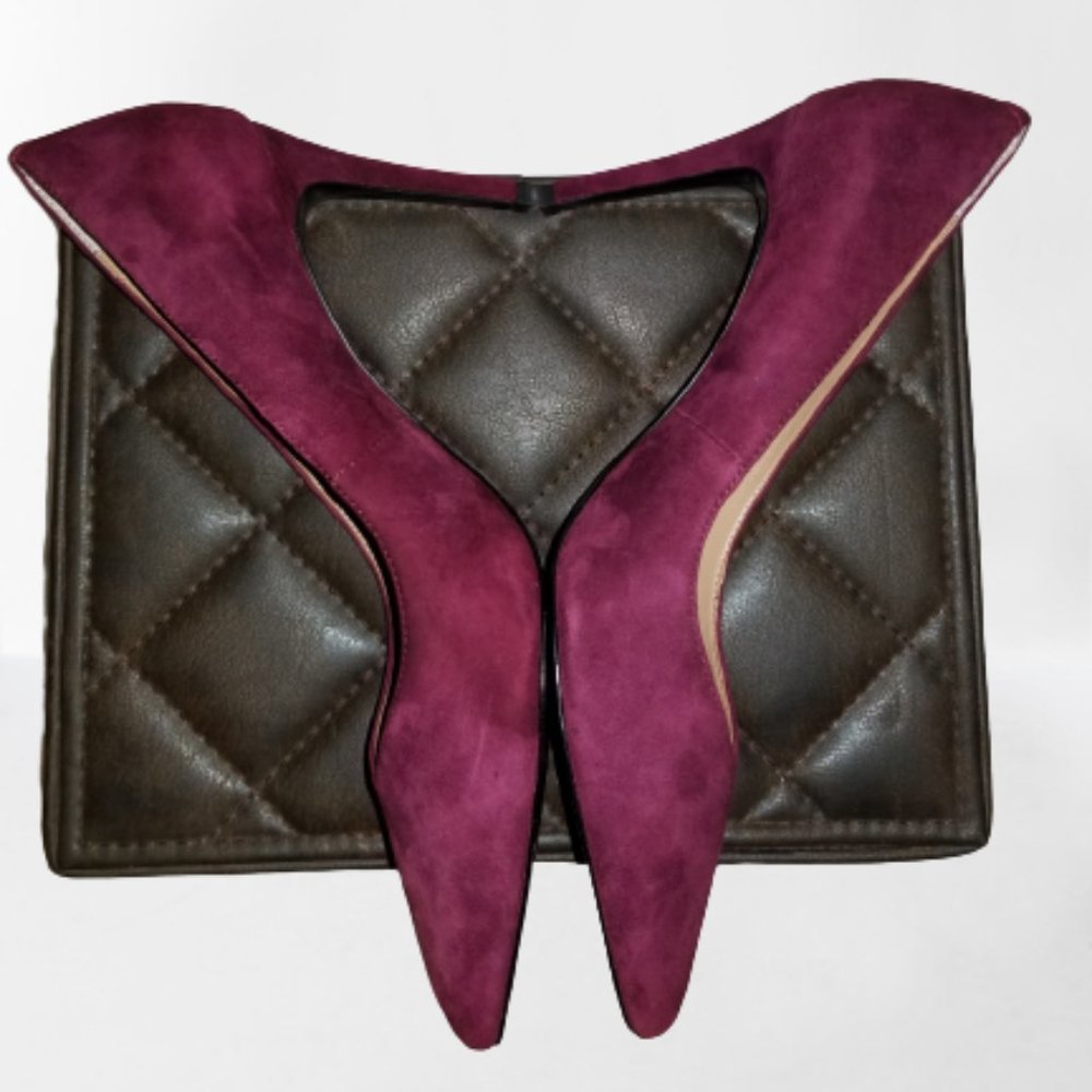 Banana Republic Magenta Suede Pumps 9M